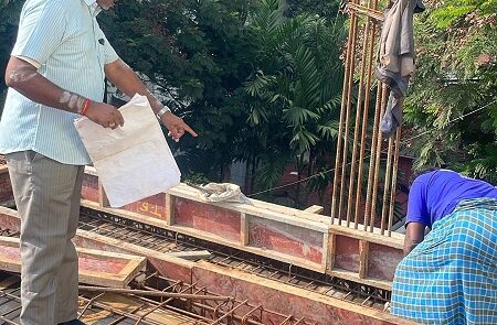 First floor roof Steel checking Shanker (1)
